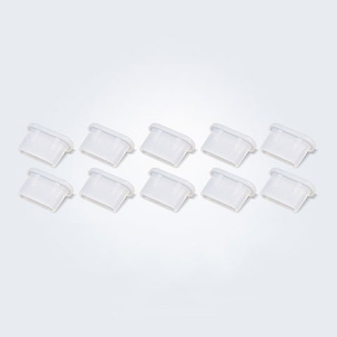 Bouchon Anti-poussiere USB-C Jack Type-C Universel 10PCS H01 pour Apple iPad Air 5 10.9 (2022) Blanc