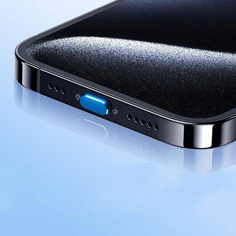 Bouchon Anti-poussiere USB-C Jack Type-C Universel H01 pour Apple iPad Air 5 10.9 (2022) Bleu