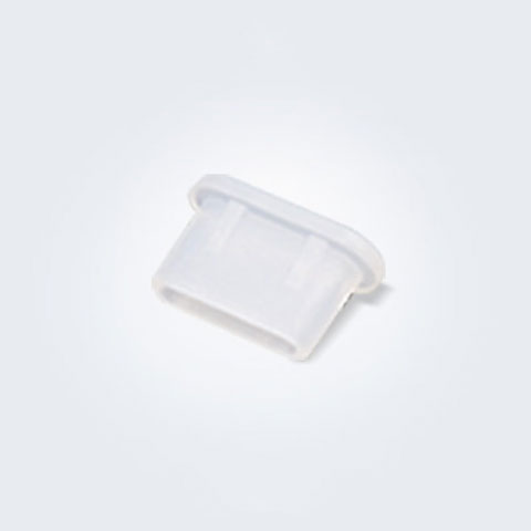 Bouchon Anti-poussiere USB-C Jack Type-C Universel H11 pour Apple iPad Pro 11 (2022) Blanc