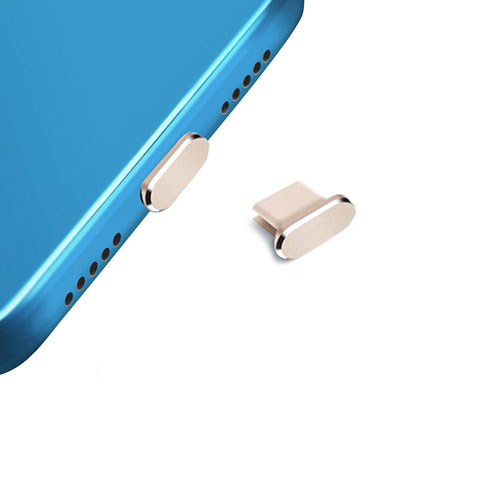 Bouchon Anti-poussiere USB-C Jack Type-C Universel H14 pour Apple iPad Pro 11 (2022) Or