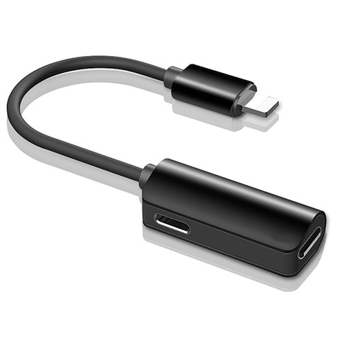 Cable Lightning USB H01 pour Apple New iPad Air 10.9 (2020) Noir