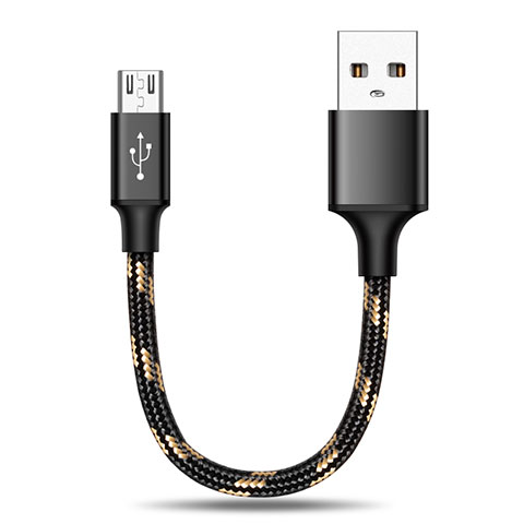 Cable Micro USB Android Universel 25cm S02 Noir