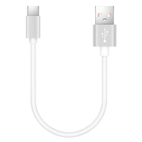 Cable Type-C Android Universel 20cm S02 Blanc