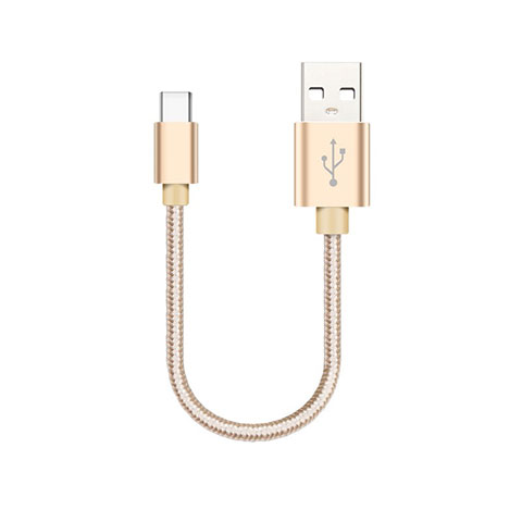 Cable Type-C Android Universel 30cm S05 pour Apple iPad Pro 11 (2022) Or