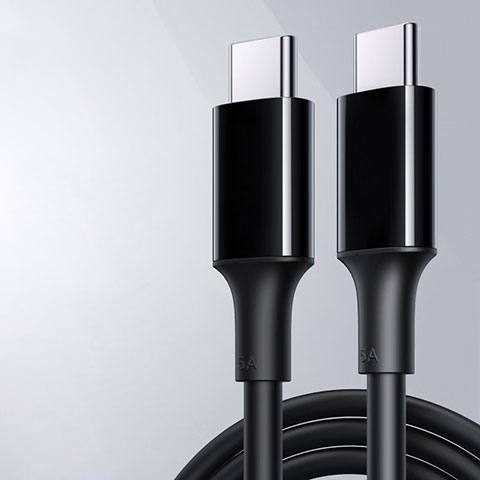 Cable Type-C USB-C vers Type-C USB-C 100W H04 pour Apple iPad Pro 11 (2022) Noir