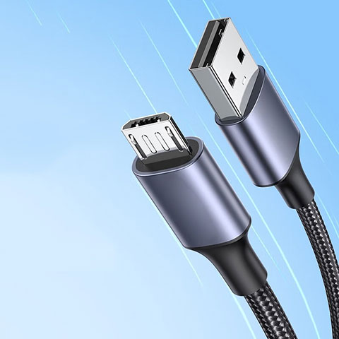 Cable USB 2.0 Android Universel 2A H03 pour Apple iPad Pro 11 (2022) Bleu