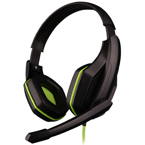 Casque Ecouteur Filaire Sport Stereo Intra-auriculaire Oreillette H51 Vert