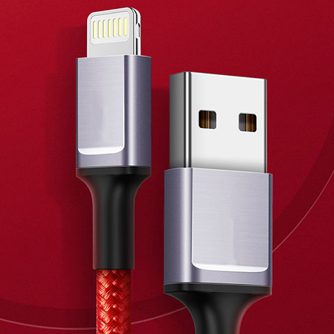 Chargeur Cable Data Synchro Cable C03 pour Apple iPad Mini 4 Rouge