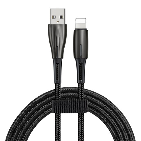 Chargeur Cable Data Synchro Cable D02 pour Apple New iPad 9.7 (2017) Noir