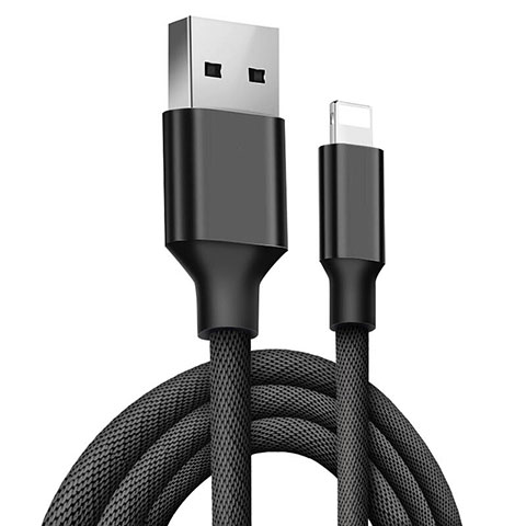 Chargeur Cable Data Synchro Cable D06 pour Apple iPad New Air (2019) Noir