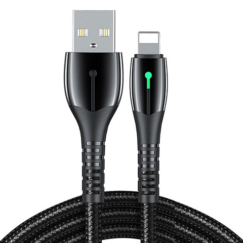 Chargeur Cable Data Synchro Cable D23 pour Apple iPhone Xs Noir