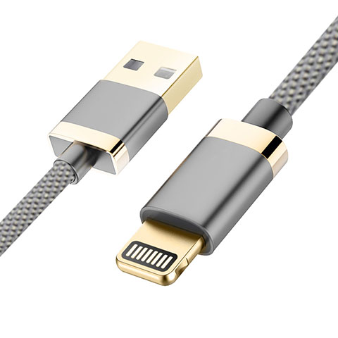 Chargeur Cable Data Synchro Cable D24 pour Apple iPad New Air (2019) Gris