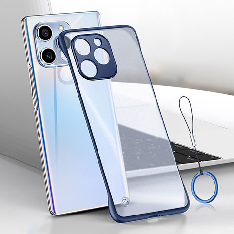 Coque Antichocs Rigide Sans Cadre Transparente Crystal Etui Housse H01 pour Huawei Honor 60 SE 5G Bleu