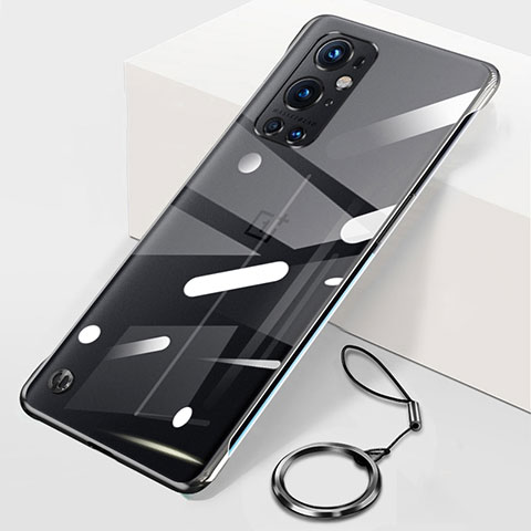 Coque Antichocs Rigide Sans Cadre Transparente Crystal Etui Housse H01 pour OnePlus 9 Pro 5G Noir