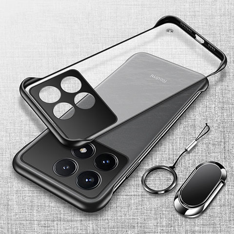 Coque Antichocs Rigide Sans Cadre Transparente Crystal Etui Housse H01 pour Xiaomi Redmi K70 5G Noir