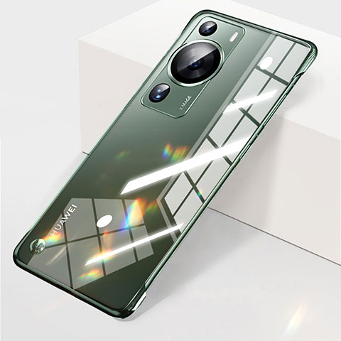 Coque Antichocs Rigide Sans Cadre Transparente Crystal Etui Housse H03 pour Huawei P60 Pro Vert