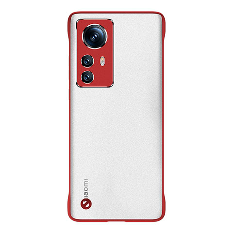 Coque Antichocs Rigide Sans Cadre Transparente Crystal Etui Housse H04 pour Xiaomi Redmi Note 12S Rouge