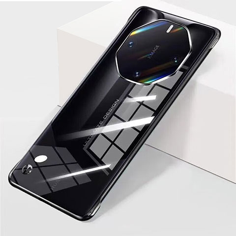 Coque Antichocs Rigide Sans Cadre Transparente Crystal Etui Housse pour Huawei Mate 60 RS Ultimate Noir