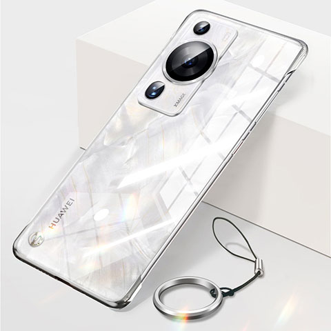 Coque Antichocs Rigide Sans Cadre Transparente Crystal Etui Housse pour Huawei P60 Argent