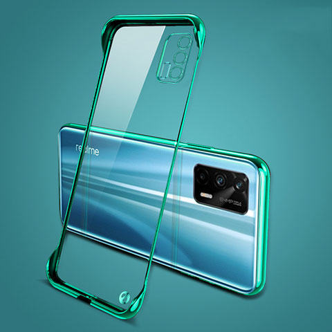 Coque Antichocs Rigide Sans Cadre Transparente Crystal Etui Housse pour Realme GT 5G Vert