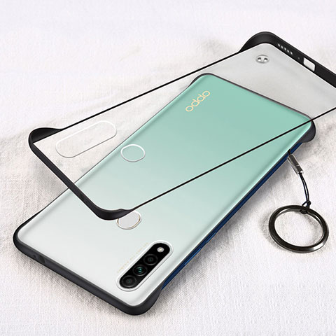 Coque Antichocs Rigide Transparente Crystal Etui Housse H01 pour Oppo A31 Noir