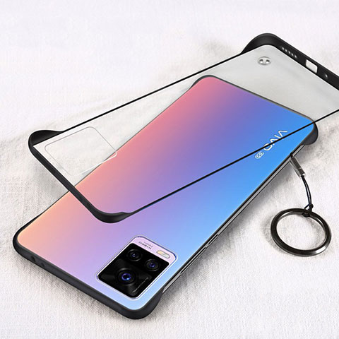 Coque Antichocs Rigide Transparente Crystal Etui Housse H01 pour Vivo V20 Pro 5G Noir