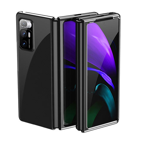 Coque Antichocs Rigide Transparente Crystal Etui Housse H01 pour Xiaomi Mix Fold 5G Noir