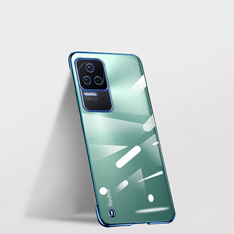 Coque Antichocs Rigide Transparente Crystal Etui Housse H01 pour Xiaomi Redmi K50 Pro 5G Bleu