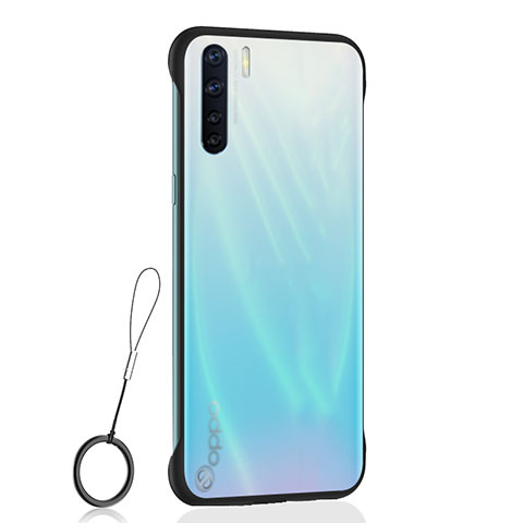 Coque Antichocs Rigide Transparente Crystal Etui Housse H02 pour Oppo A91 Noir