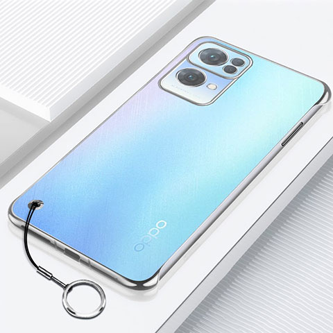 Coque Antichocs Rigide Transparente Crystal Etui Housse H02 pour Oppo Reno7 Pro 5G Argent