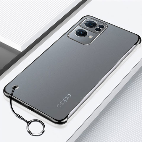 Coque Antichocs Rigide Transparente Crystal Etui Housse H02 pour Oppo Reno7 Pro 5G Noir