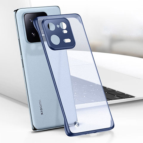 Coque Antichocs Rigide Transparente Crystal Etui Housse H02 pour Xiaomi Mi 13 Pro 5G Bleu