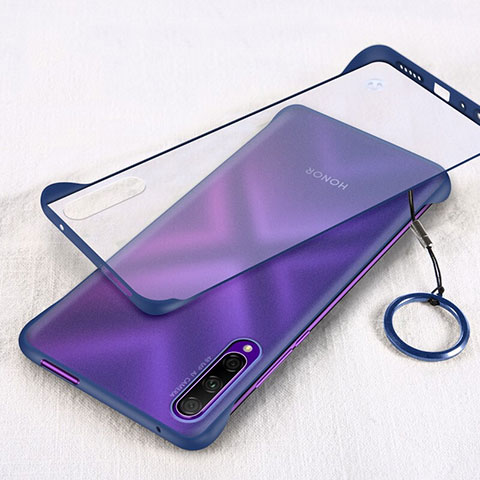 Coque Antichocs Rigide Transparente Crystal Etui Housse H03 pour Huawei Y9s Bleu