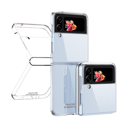 Coque Antichocs Rigide Transparente Crystal Etui Housse H03 pour Samsung Galaxy Z Flip4 5G Clair