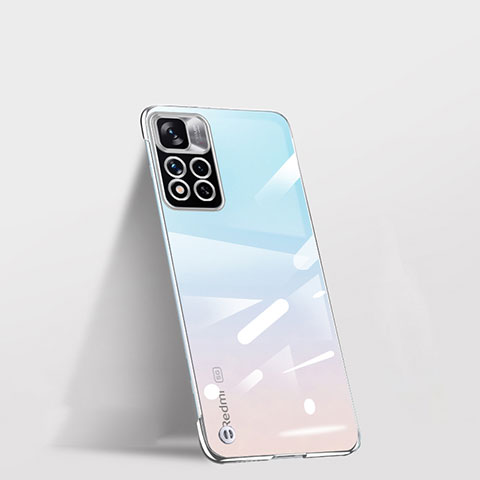 Coque Antichocs Rigide Transparente Crystal Etui Housse H03 pour Xiaomi Mi 11i 5G (2022) Argent