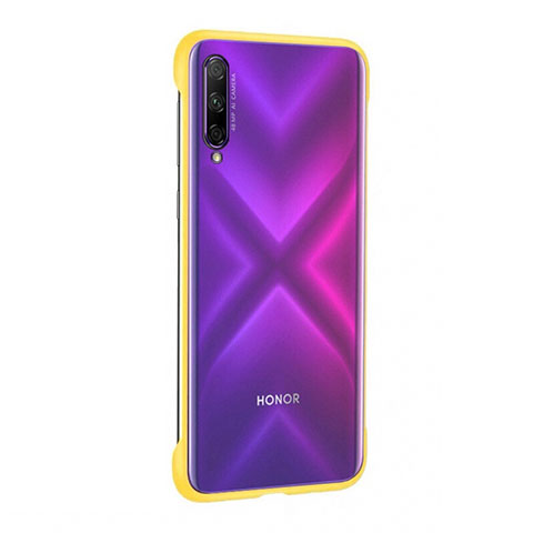 Coque Antichocs Rigide Transparente Crystal Etui Housse H04 pour Huawei Honor 9X Pro Jaune