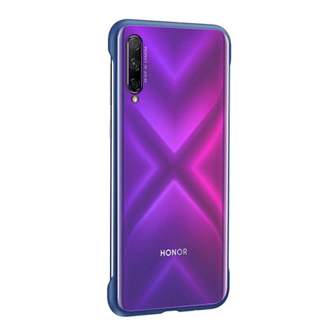 Coque Antichocs Rigide Transparente Crystal Etui Housse H04 pour Huawei Y9s Bleu