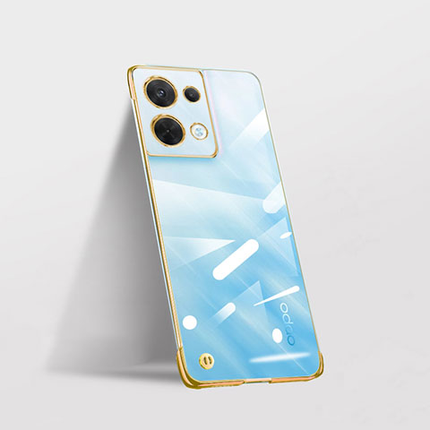 Coque Antichocs Rigide Transparente Crystal Etui Housse H04 pour Oppo Reno8 Pro+ Plus 5G Or