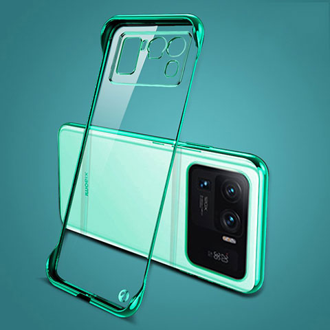 Coque Antichocs Rigide Transparente Crystal Etui Housse H04 pour Xiaomi Mi 11 Ultra 5G Vert