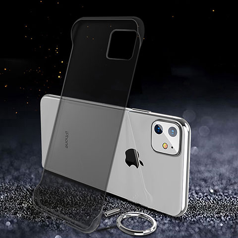 Coque Antichocs Rigide Transparente Crystal Etui Housse S01 pour Apple iPhone 11 Noir