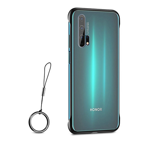 Coque Antichocs Rigide Transparente Crystal Etui Housse S01 pour Huawei Honor 20 Pro Noir