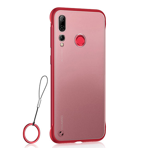 Coque Antichocs Rigide Transparente Crystal Etui Housse S01 pour Huawei Honor 20E Rouge