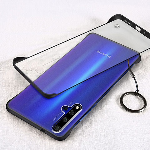 Coque Antichocs Rigide Transparente Crystal Etui Housse S01 pour Huawei Honor 20S Noir