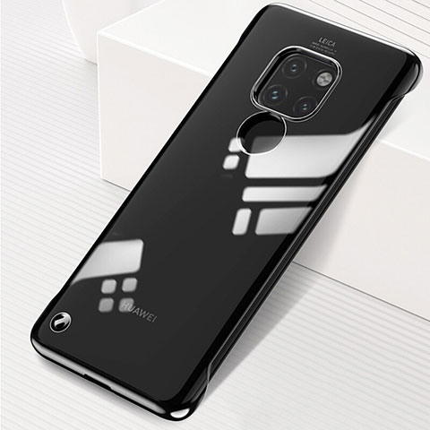 Coque Antichocs Rigide Transparente Crystal Etui Housse S01 pour Huawei Mate 20 Noir