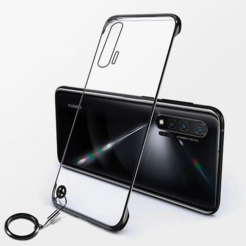 Coque Antichocs Rigide Transparente Crystal Etui Housse S01 pour Huawei Nova 6 5G Noir