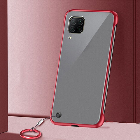 Coque Antichocs Rigide Transparente Crystal Etui Housse S01 pour Huawei Nova 7i Rouge