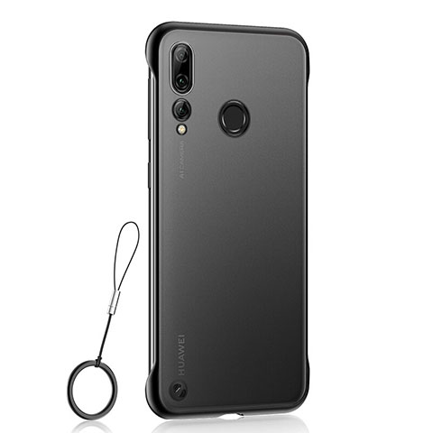 Coque Antichocs Rigide Transparente Crystal Etui Housse S01 pour Huawei P Smart+ Plus (2019) Noir