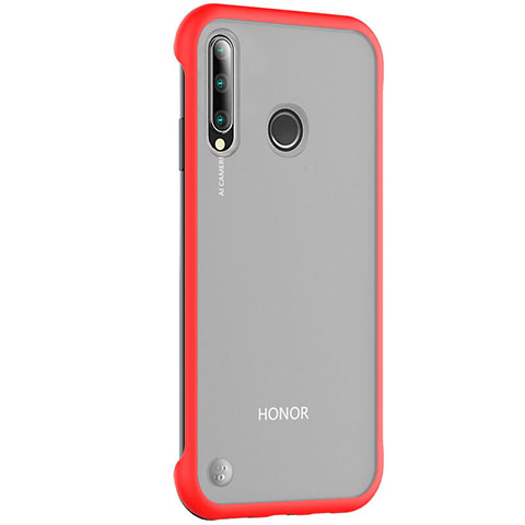 Coque Antichocs Rigide Transparente Crystal Etui Housse S02 pour Huawei Honor 20i Rouge