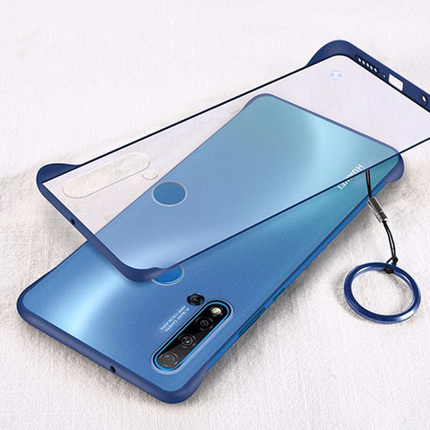 Coque Antichocs Rigide Transparente Crystal Etui Housse S02 pour Huawei P20 Lite (2019) Bleu