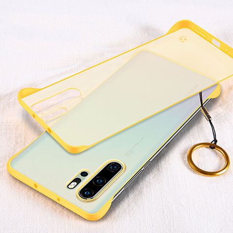 Coque Antichocs Rigide Transparente Crystal Etui Housse S02 pour Huawei P30 Pro Jaune